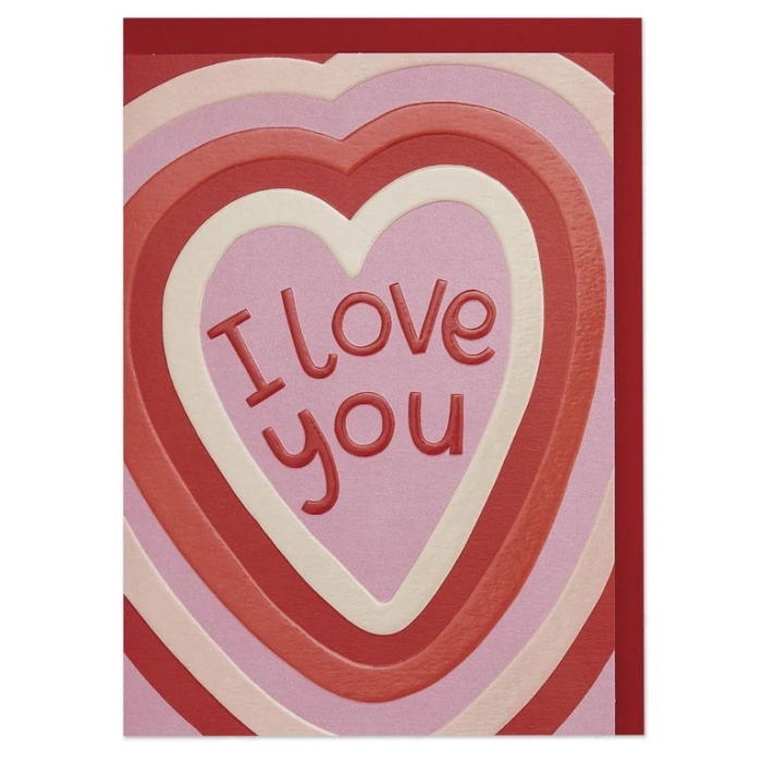 Greetings Cards | I Love You Greeting Card