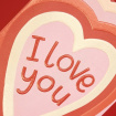 Greetings Cards | I Love You Greeting Card