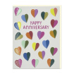 Greetings Cards | Happy Anniversary Hearts Greeting Card