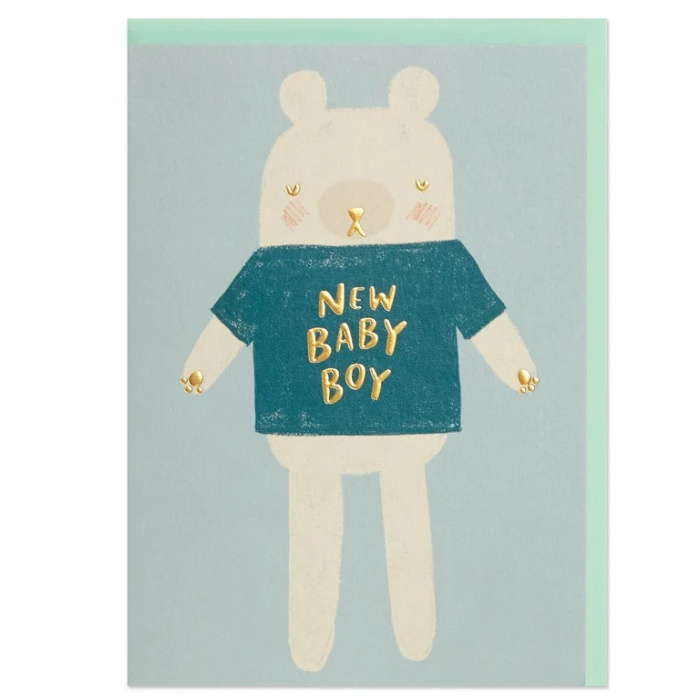 Greetings Cards | New Baby Boy Greeting Card