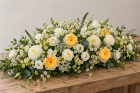 Funeral Flowers | Gentle Light Casket Spray