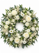 Funeral Flowers | Pure Grace Loose Wreath