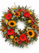 Funeral Flowers | Autumn Ember Loose Wreath