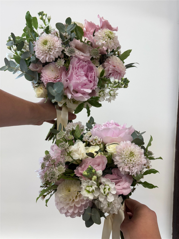 Wedding Flowers | Blush and Ivory Bridal Bouquet