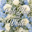Wedding Flowers | Pale Blue and White Bridal Bouquet
