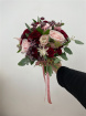Wedding Flowers | Burgundy and Blush Bridal Bouquet