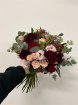 Wedding Flowers | Burgundy and Blush Bridal Bouquet