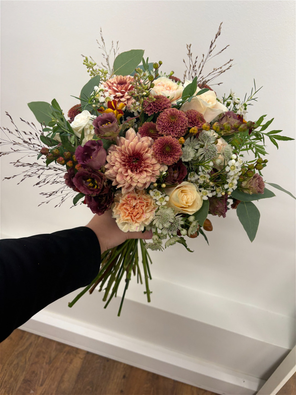 Wedding Flowers | Terracotta Tones Bridal Bouquet