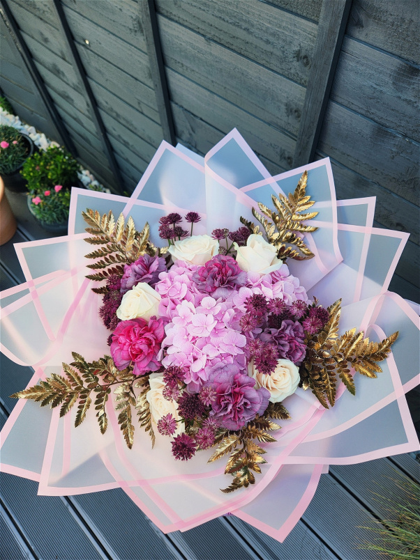 Premium Bouquets | Blush and Gold