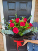 Rose Bouquets | Red Roses with Mixed Foliage