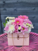 Mini Flower Boxes | Mini Flower Box with Gold Handle