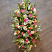 Funeral Flowers | Funeral Tributes | Pink and White Coffin Spray