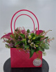 Bouquets | Mothers Day | Valentine's Day | Cerise Pink Handbag