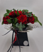 Bouquets | Luxury Roses | Mothers Day | Valentine's Day | Deep Red Rose Arrangement