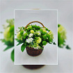 Flower Arrangements | Mothers Day | Green and White Basket