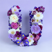 Funeral Flowers | Mixed flower letter