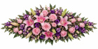 Funeral Flowers | Double ended casket spray tribute