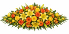 Funeral Flowers | Double ended casket spray tribute
