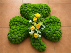 Bespoke funeral tributes | Shamrock - Floral Tribute