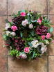 Wreaths  | Mixed Pinks And Red ~ Floral Wreath
