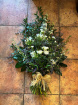 Tied Sheaf | Modern Tied Sheaf ~ With Thistles And White Delphiniums