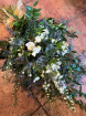 Tied Sheaf | Modern Tied Sheaf ~ With Thistles And White Delphiniums