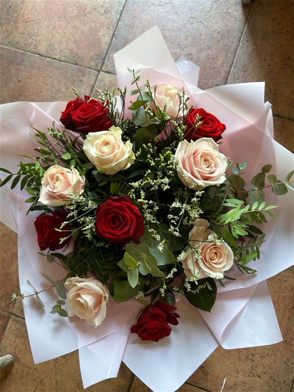 All Rose Hand-Ties | Sweet Velvet ~  All Rose Boxed Hand-Tie