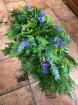Sympathy Sprays | Woodland Blue Sympathy Spray ~ With Camomile & Delphinium