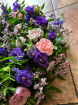 Wreaths  | Purple And Pale Pink ~ Floral Wreath