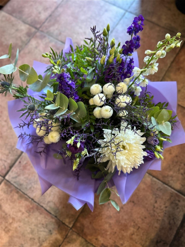 Boxed Hand-Ties  | Lavender Bloom ~ Boxed Hand-tie