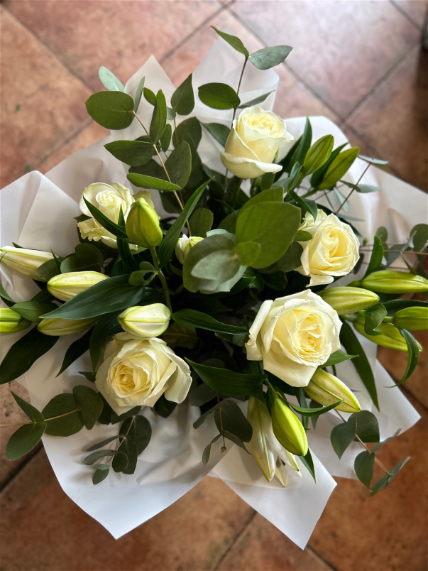 Sympathy Flowers | Hope ~ Sympathy Hand-Tie