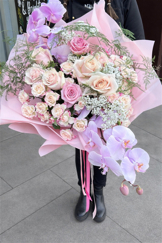 Welcome to our Valentines Day Collection Saturday 14th February | Pink Devotion Luxury ~ Rose & Orchid Hand-Tie