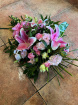 Single Ended Sprays | Single Ended Spray ~ with pink Lilies And Pink Peonies