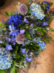 Sprays | Double Ended Spray ~ Blue Hydrangea