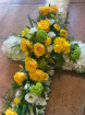 Crosses | Large Yellow Rose And Freesia  ~ Cross