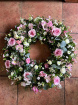 Wreaths  | A Delicate Pink And White ~ Mixed Wreath