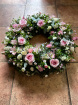 Wreaths  | A Delicate Pink And White ~ Mixed Wreath