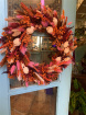 Dried Floral Wreaths | Vibrant Amber - Dried Wall Wreath