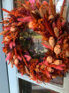 Dried Floral Wreaths | Vibrant Amber - Dried Wall Wreath