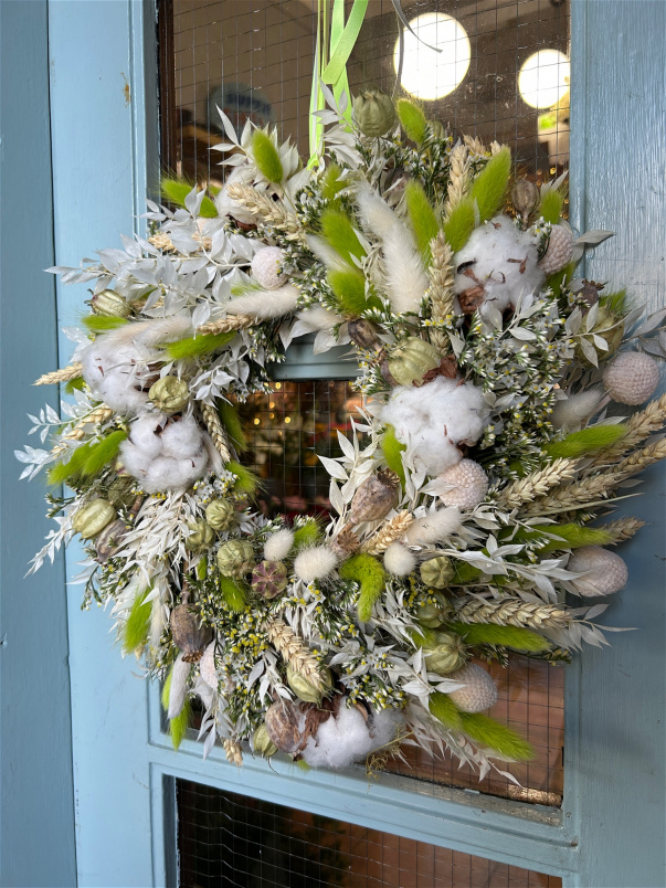 Dried Floral Wreaths | Spring Garden ~ Dried Floral Wreath