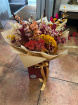 Dried Floral Wreaths ~ Dried Flower Designs | Dried ~ Hand-tied Box  ( Autumn tones )