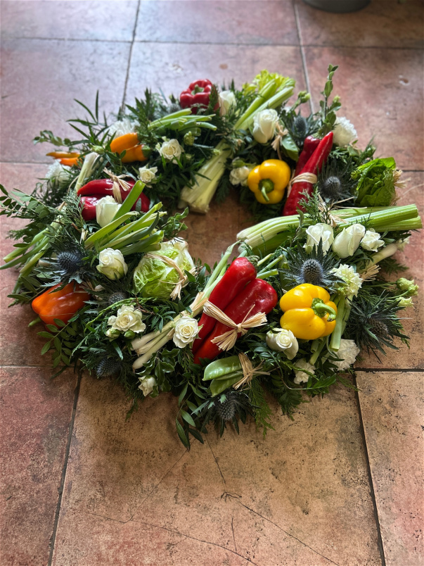 Wreaths  | Vegetable Patch ~ Mixed Wreath
