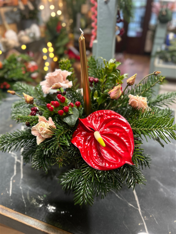 Christmas 2025 | Round Christmas Pot ~ Table centre