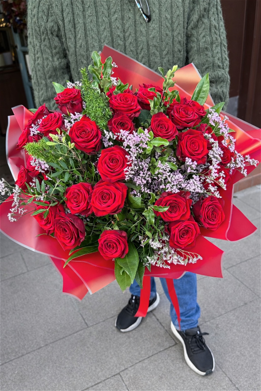 Welcome to our Valentines Day Collection Saturday 14th February | True Love ~ Traditional Red Rose Hand-Tie