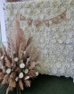 Hire Range | Flower Wall and Pampas Arrangement