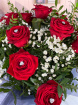 Valentine’s Day | Red Rose Hand Tied Bouquet