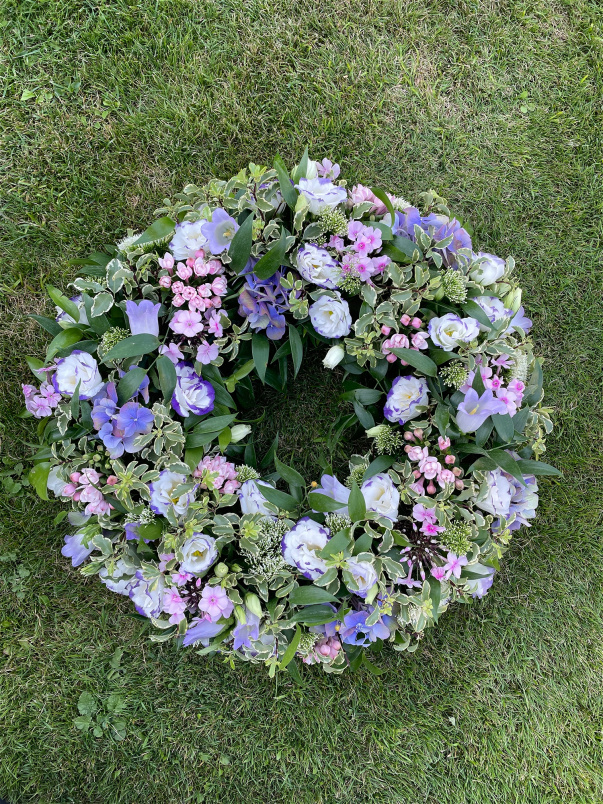 Funeral Flowers | Mixed Flower Wreath
