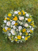 Funeral Flowers | Mixed Flower Posy Pad