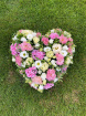 Funeral Flowers | Mixed Flower Full Heart
