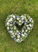 Funeral Flowers | Mixed Flower Open Heart